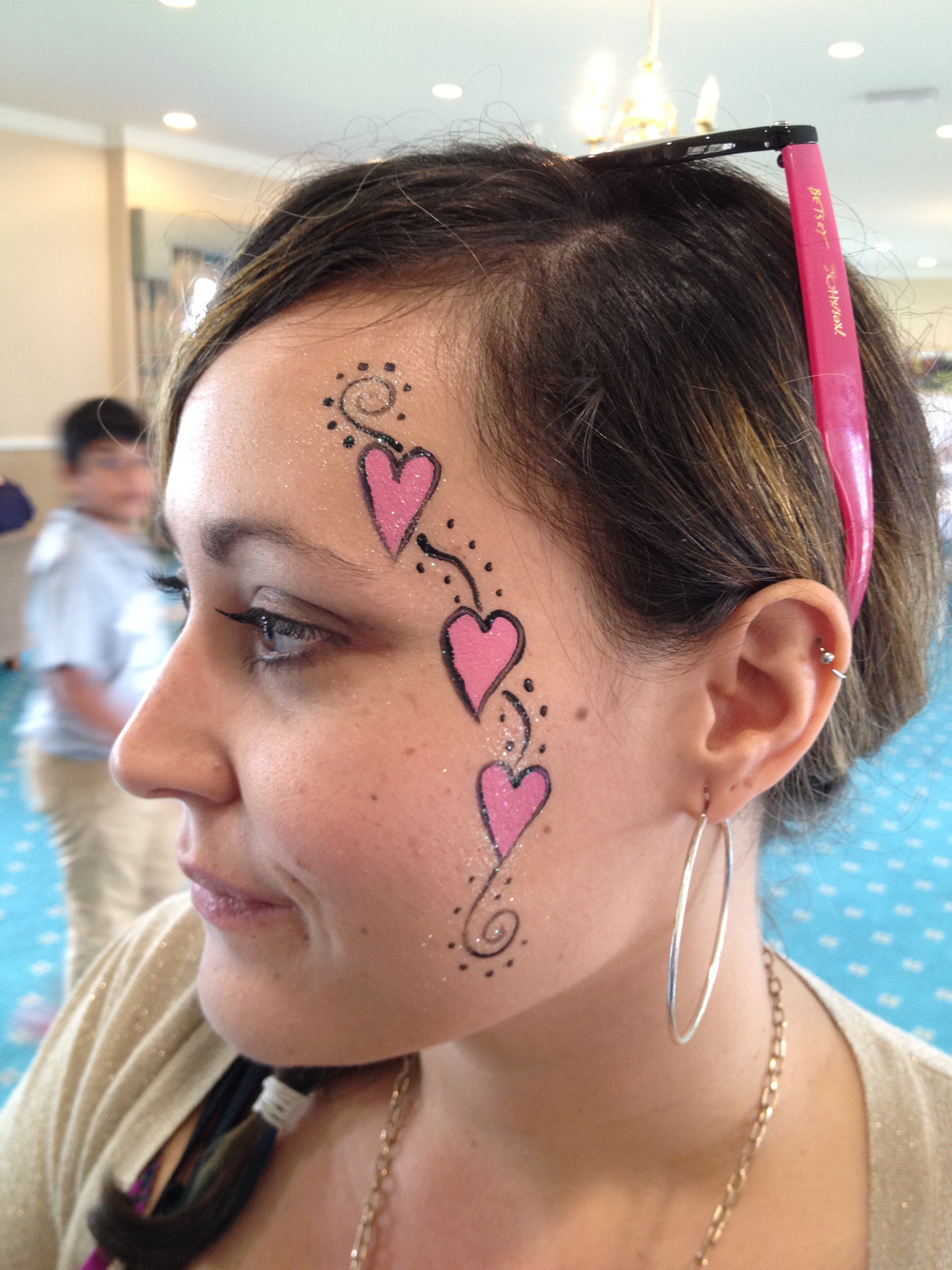 Face Paint Easy Heart Face Paint Easy Heart
